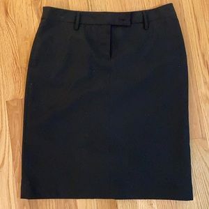 Black pencil skirt